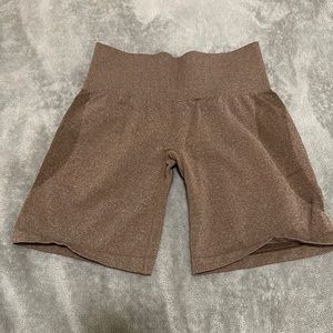 NVGTN Mocha Contour Seamless Shorts
